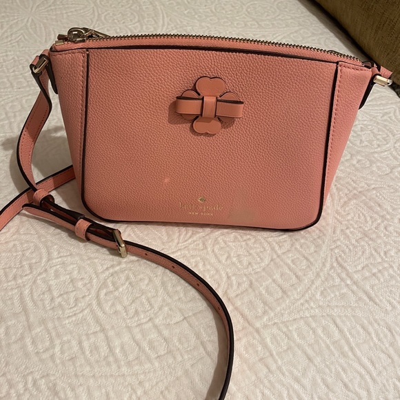 Kate Spade Shoulder Bag Clover Pink Leather _8665 - Picture 9 of 12
